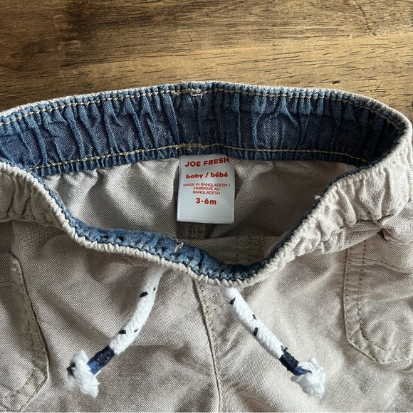 Joe Fresh khaki baby pants - Picture 2 of 4